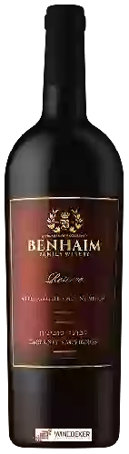 Wijnmakerij Benhaim - Reserve Cabernet Sauvignon Wijnmakerij Benhaim - Reserve Cabernet Sauvignon