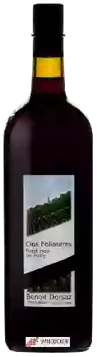 Wijnmakerij Benoît Dorsaz - Clos Follatères Pinot Noir