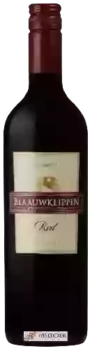 Wijnmakerij Blaauwklippen - Red