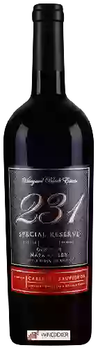 Wijnmakerij Vineyard Block Estate - 231 Special Reserve Cabernet Sauvignon Wijnmakerij Vineyard Block Estate - 231 Special Reserve Cabernet Sauvignon