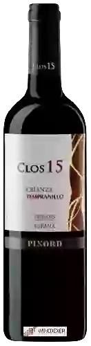 Wijnmakerij Pinord - Penedès Crianza Tempranillo Clos 15