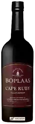 Wijnmakerij Boplaas - Cape Ruby