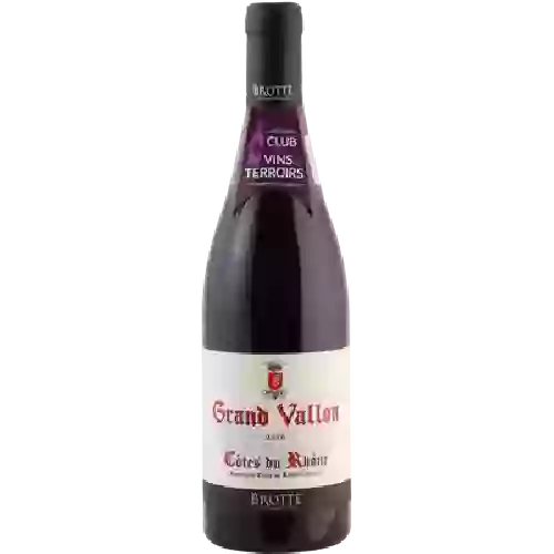 Wijnmakerij Brotte - Côtes du Rhône Grand Vallon