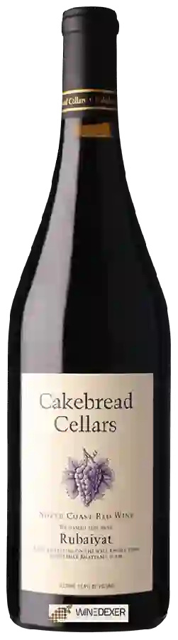 Wijnmakerij Cakebread - Rubaiyat Wijnmakerij Cakebread - Rubaiyat