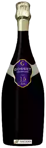 Wijnmakerij Gosset - Brut 15 Ans Champagne (de Cave a Minima)