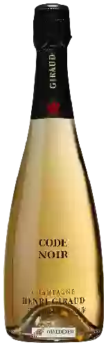 Wijnmakerij Henri Giraud - Code Noir Brut Champagne