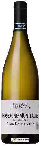 Wijnmakerij Chanson - Chassagne-Montrachet Premier Cru Clos Saint Jean