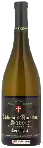 Château d'Apremont - Cuvée Spéciale Apremont Savoie