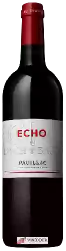 Château Lynch-Bages - Echo de Lynch-Bages Pauillac Château Lynch-Bages - Echo de Lynch-Bages Pauillac