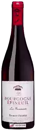 Wijnmakerij Dampt Frères - Les Beaumonts Bourgogne Épineuil