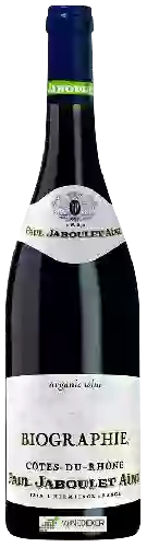 Wijnmakerij Paul Jaboulet Aîné - Biographie Côtes du Rhône Rouge