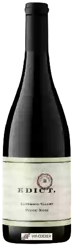 Wijnmakerij Edict - Anderson Valley Pinot Noir