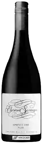 Wijnmakerij Elysian Springs - Spring Lamb Syrah