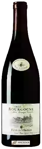 Wijnmakerij Henri de Villamont - Bourgogne Pinot Noir Wijnmakerij Henri de Villamont - Bourgogne Pinot Noir