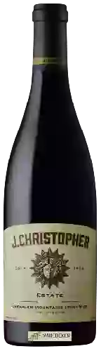 Wijnmakerij J. Christopher - Estate Pinot Noir Unfiltered Wijnmakerij J. Christopher - Estate Pinot Noir Unfiltered