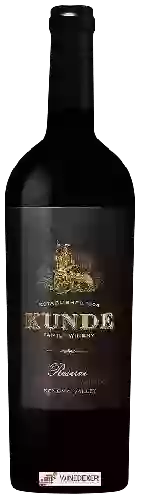 Wijnmakerij Kunde - Cabernet Sauvignon Reserve