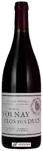 Domaine Marquis d'Angerville - Volnay Clos Des Ducs 1er Cru Domaine Marquis d'Angerville - Volnay Clos Des Ducs 1er Cru