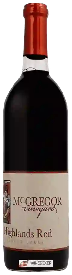 Wijnmakerij McGregor Vineyard - Highlands Red Wijnmakerij McGregor Vineyard - Highlands Red