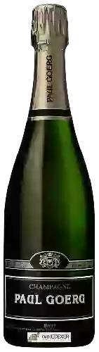 Wijnmakerij Paul Goerg - Brut Champagne Premier Cru