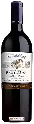 Wijnmakerij Paul Mas - Vignes de Nicole Cabernet Sauvignon - Merlot Pays d'Oc