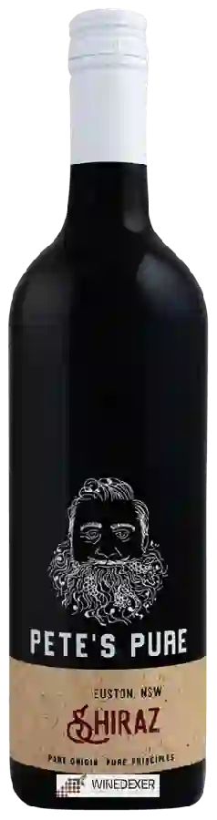 Wijnmakerij Pete’s Pure - Shiraz Wijnmakerij Pete’s Pure - Shiraz