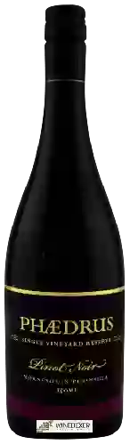Wijnmakerij Phaedrus - Single Vineyard Reserve Pinot Noir