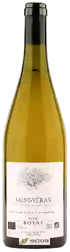Wijnmakerij Pierre Boyat - Saint Véran