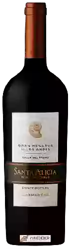 Wijnmakerij Santa Alicia - Carmenère Gran Reserva de Los Andes Wijnmakerij Santa Alicia - Carmenère Gran Reserva de Los Andes