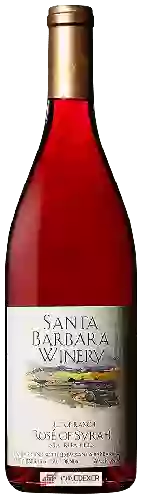 Santa Barbara Winery - Hilltop Ranch Rosé of Syrah Santa Barbara Winery - Hilltop Ranch Rosé of Syrah