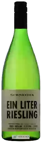 Wijnmakerij Schneider - Ein Liter Riesling