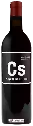 Wijnmakerij Substance - Cabernet Sauvignon Powerline Estate (Cs) Wijnmakerij Substance - Cabernet Sauvignon Powerline Estate (Cs)