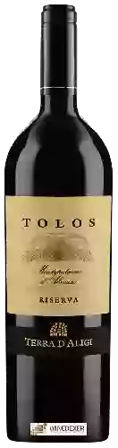 Wijnmakerij Terra d'Aligi - Tolos Montepulciano d'Abruzzo Riserva Wijnmakerij Terra d'Aligi - Tolos Montepulciano d'Abruzzo Riserva