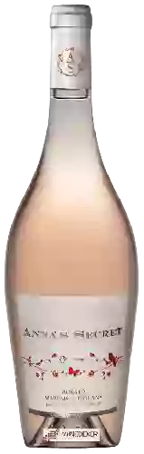 Wijnmakerij Val di Toro - Anna's Secret Maremma Toscana Rosato Wijnmakerij Val di Toro - Anna's Secret Maremma Toscana Rosato