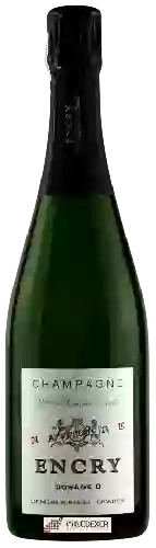 Wijnmakerij Encry - Nature Dosage O Champagne Grand Cru 'Le Mesnil-sur-Oger'