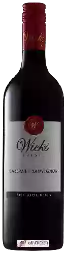 Wijnmakerij Wicks Estate - Cabernet Sauvignon