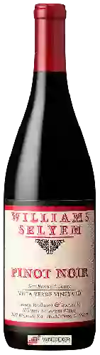 Wijnmakerij Williams Selyem - Vista Verde Vineyard Pinot Noir