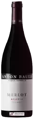 Winery Anton Bauer - Merlot Reserve Limited Edition