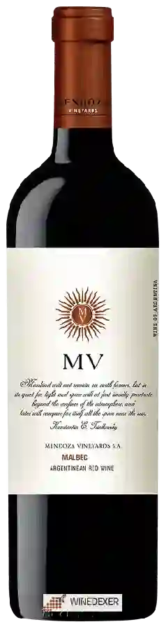 Domaine Mendoza Vineyards - MV Malbec Domaine Mendoza Vineyards - MV Malbec