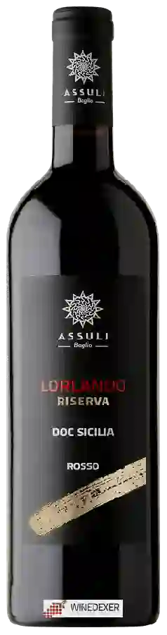 Domaine Assuli - Lorlando Nero d'Avola Riserva