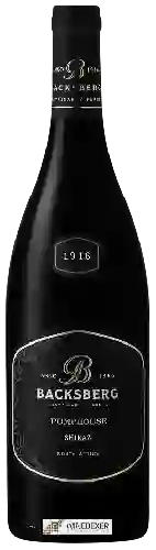 Domaine Backsberg - Pumphouse Shiraz