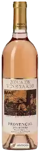 Domaine Becker Vineyards - Provencal Tallent Vineyard Mourvedre