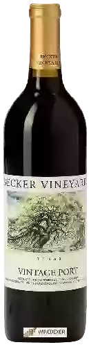 Winery Becker Vineyards - Vintage Port