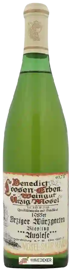 Domaine Weingut Benedict Loosen Erben - Ürziger Würzgarten Riesling Auslese Domaine Weingut Benedict Loosen Erben - Ürziger Würzgarten Riesling Auslese