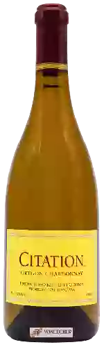 Winery Citation - Chardonnay