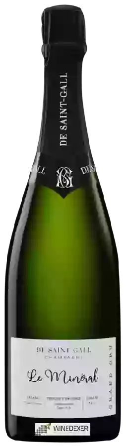 Domaine Champagne de Saint-Gall - Le Minéral Champagne Grand Cru 'Cramant' Domaine Champagne de Saint-Gall - Le Minéral Champagne Grand Cru 'Cramant'