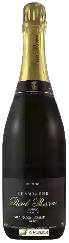 Domaine Paul Bara - Millesimé Brut Champagne Grand Cru 'Bouzy'