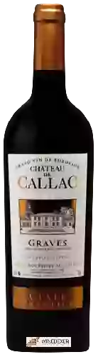 Château de Callac - Cuvée Prestige Graves Rouge