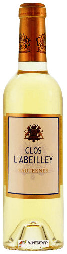 Château de Rayne Vigneau - Clos l'Abeilley Sauternes