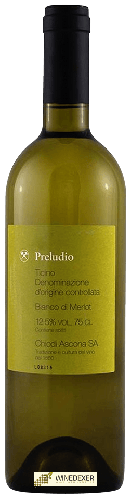 Domaine Chiodi Ascona - Preludio Bianco di Merlot