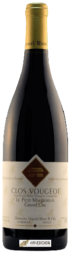 Domaine Daniel Rion & Fils - Clos Vougeot 'Le Petit Maupertuis' Grand Cru Domaine Daniel Rion & Fils - Clos Vougeot 'Le Petit Maupertuis' Grand Cru